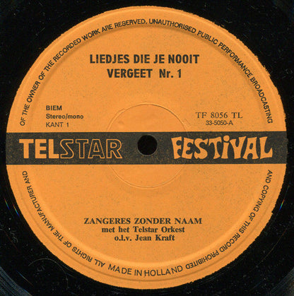 Sänger ohne Namen – Lieder, die man nie vergisst 1 (LP) 46462