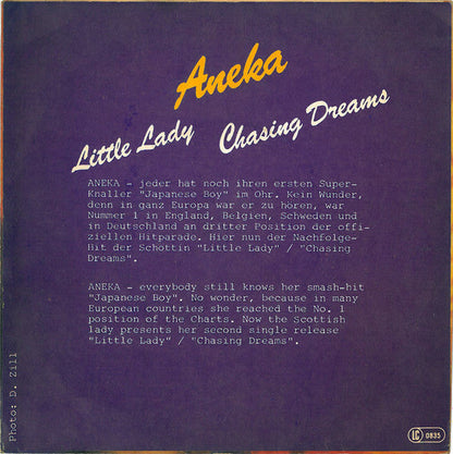 Aneka - Little Lady 42046 Vinyl Singles Vinyl Goed / Hoes Goed