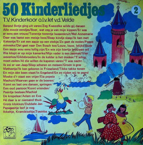 T.V. Kinderkoor - 50 Kinderliedjes 2 (LP) 50893 Vinyl LP Vinyl Goed / Hoes Goed