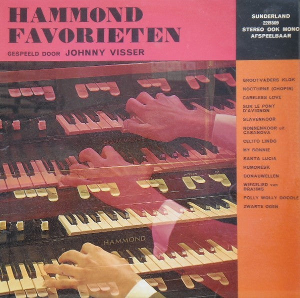 Johnny Visser - Hammond Favorieten (LP) 42100 Vinyl LP JUKEBOXSINGLES.NL   