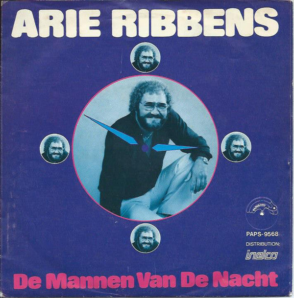 Arie Ribbens - De Mannen Van De Nacht 27332 Vinyl Singles Vinyl Zeer Goed / Hoesje Goed "VINYLSINGLES.NL"