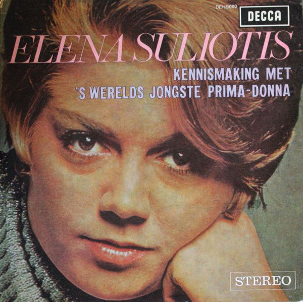 Elena Souliotis - Kennismaking Met 'S Werelds Jongste Primadonna (Promo) 05613 Vinyl Singles Vinyl Goed / Hoes Goed