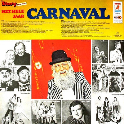 Various - Story Presenteert Het Hele Jaar Carnaval (LP) 51606 Vinyl LP Vinyl Goed / Hoes Goed