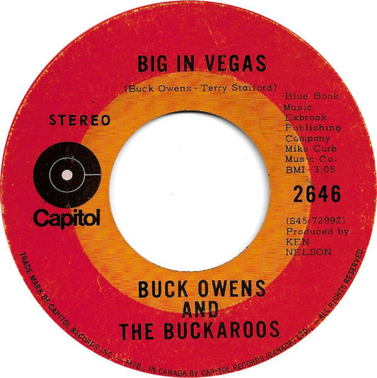 Buck Owens And His Buckaroos - Big In Vegas 42612 Vinyl Singles Vinyl Goed / Hoes Generic