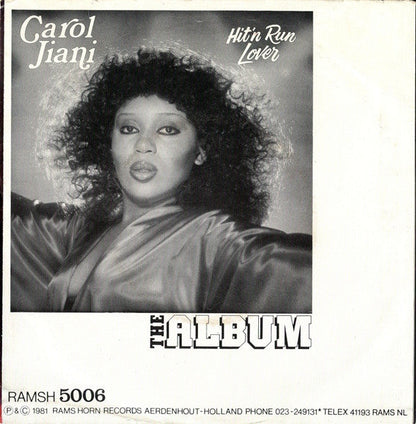 Carol Jiani - Hit 'N Run Lover Vinyl Singles Vinyl Goed / Hoes Goed