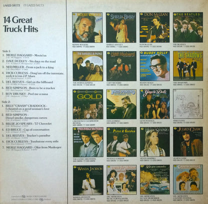 Various - 14 Great Truck Hits (LP) 49338 Vinyl LP JUKEBOXSINGLES.NL   