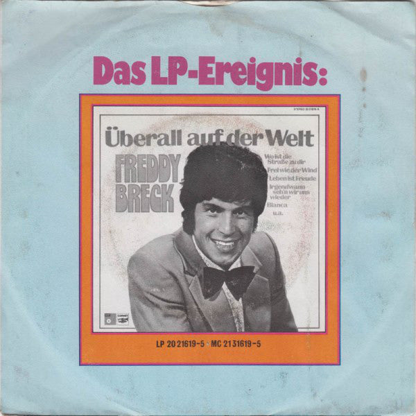 Freddy Breck - Bianca 42719 Vinyl Singles Vinyl Zeer Goed / Hoesje Goed "VINYLSINGLES.NL"