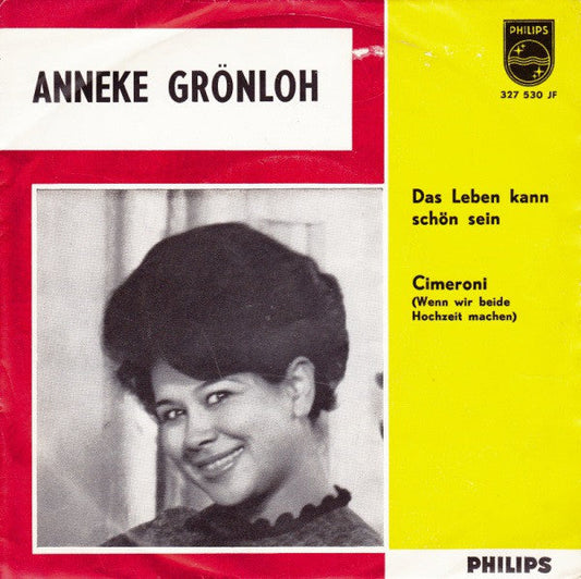 Anneke Gronloh - Das Lebem Kann Schon Sein 18911 Vinyl Singles Vinyl Zeer Goed / Hoesje Goed "VINYLSINGLES.NL"