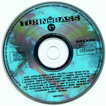 Various - Turn Up The Bass - 17 (CD) 70452 Compact Disc Goede Staat