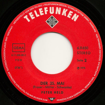 Peter Held - Rosen Ohne Dornen (Ein Herz Spielt Niemals Falsch) 36046