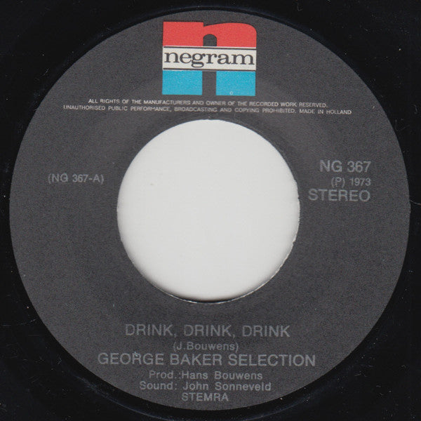 George Baker Selection - Drink Drink Drink 41817 Vinyl Singles Vinyl Goed / Hoes Generic