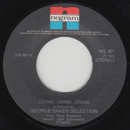 George Baker Selection - Drink Drink Drink 41817 Vinyl Singles Vinyl Goed / Hoes Generic