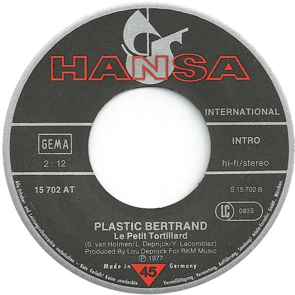Plastic Bertrand - Bambino 29587