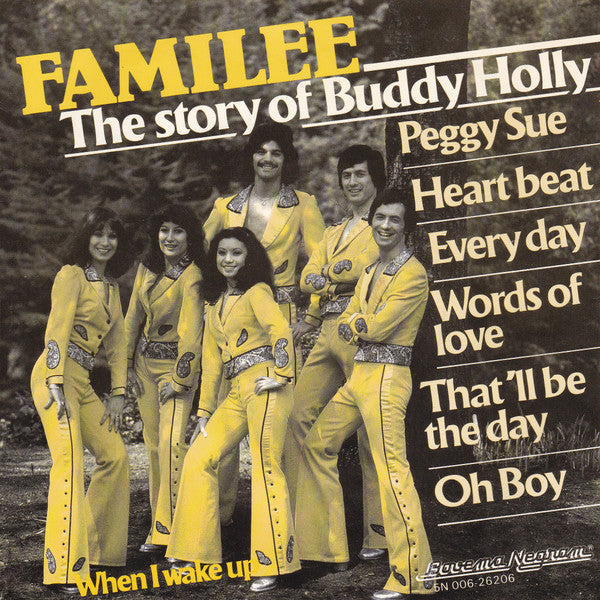 Familee - The Story Of Buddy Holly 42807 vinylsingle Vinyl Goed / Hoes Goed