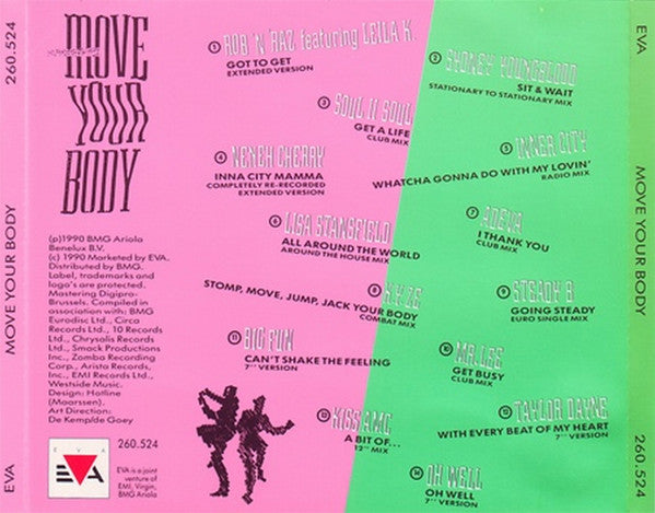 Various - Move Your Body (CD) 70396 Compact Disc Goede Staat
