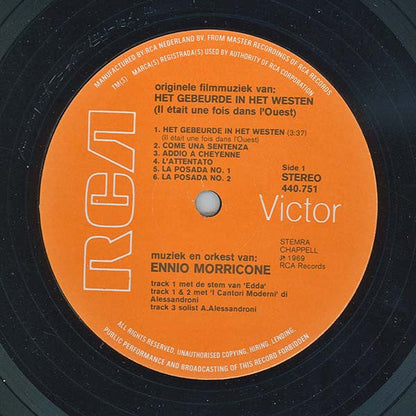Ennio Morricone - Het Gebeurde In Het Westen (LP) (B-Keus) Vinyl LP Vinyl Goed / Hoes Redelijk "VINYLSINGLES.NL"