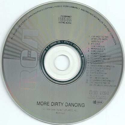 Various - More Dirty Dancing (More Original Music From The Hit Motion Picture "Dirty Dancing") (CD) 70846 Compact Disc Goede Staat