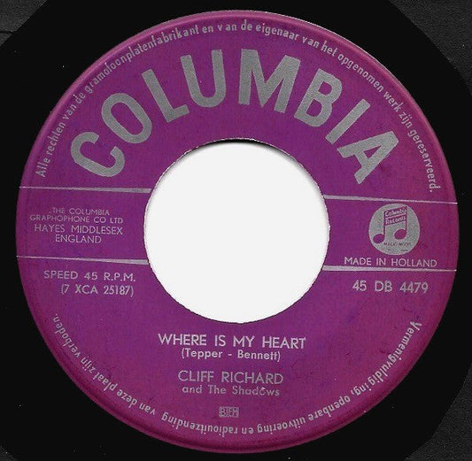 Cliff Richard & The Shadows - Please Don't Tease 42477b Vinyl Singles Vinyl Goed / Hoes Generic