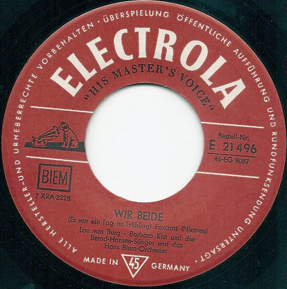 Lou Van Burg, Barbara Kist - Wir Bei 42333 Vinyl Singles Vinyl Goed / Hoes Generic