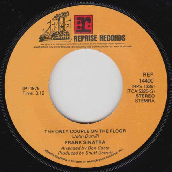 Frank Sinatra - I Believe I'm Gonna Love You Vinyl Singles Vinyl Zeer Goed / Hoesje Generic "VINYLSINGLES.NL"