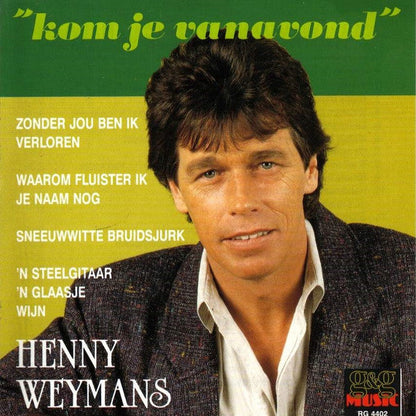 Henny Weijmans - Kom Je Vanavond (CD) 70613 Compact Disc Goede Staat
