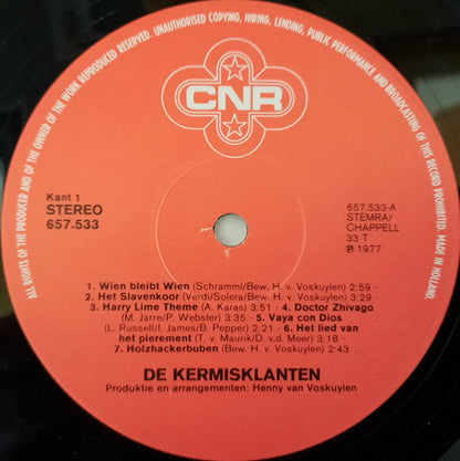 Kermisklanten - Wereldsuccessen (LP) 48822 Vinyl LP JUKEBOXSINGLES.NL   