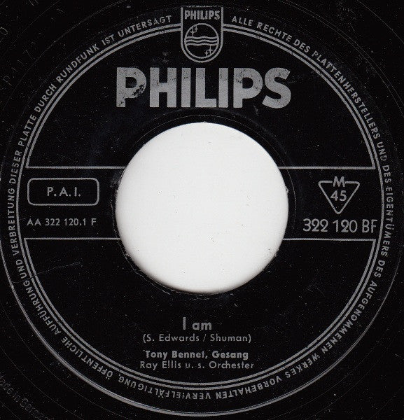 Tony Bennett - I Am 42377 Vinyl Singles Vinyl Goed / Hoes Generic