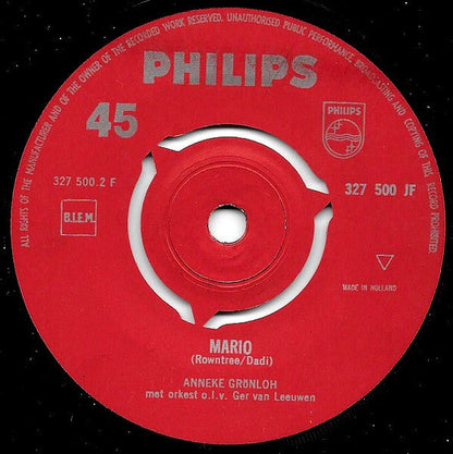 Anneke Gronloh - Soerabaja Vinyl Singles Vinyl Goed / Hoes Goed