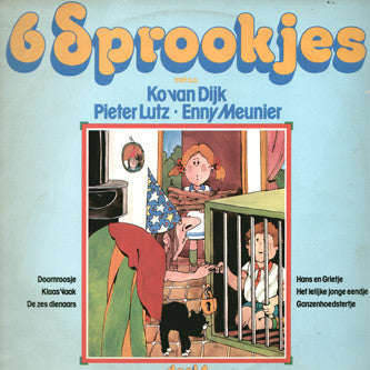 Ko van Dijk, Pieter Lutz, Enny Meunier - 6 Sprookjes Deel 4 (LP) Vinyl LP Vinyl (VG) <br> Hoes (G+)