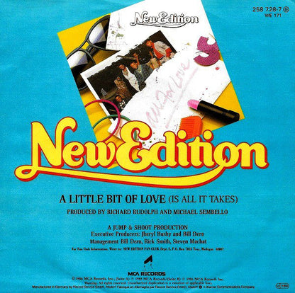 New Edition - A Little Bit Of Love (Is All It Takes) 20514 Vinyl Singles Vinyl Goed / Hoes Goed