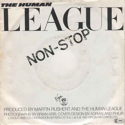 Human League - Open Your Heart Vinyl Singles Vinyl Zeer Goed / Hoesje Goed "VINYLSINGLES.NL"