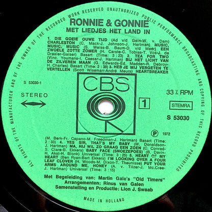 Ronnie &amp; Gonnie – Mit Liedern ins Land (LP) 50660