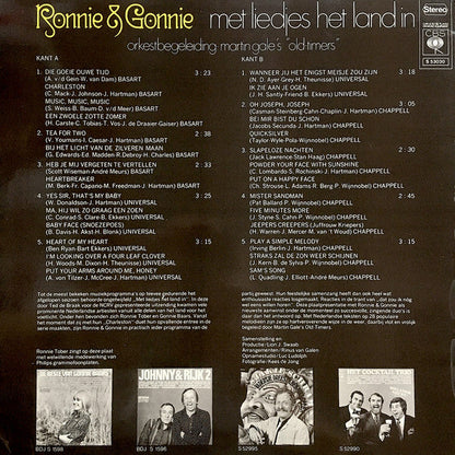 Ronnie & Gonnie - Met Liedjes Het Land In (LP) 46747 Vinyl LP JUKEBOXSINGLES.NL   