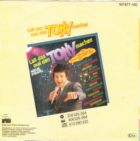 Tony Marshall - So Jung Wie Heut' Kommen Wir Nie Wieder Zusammen 22850