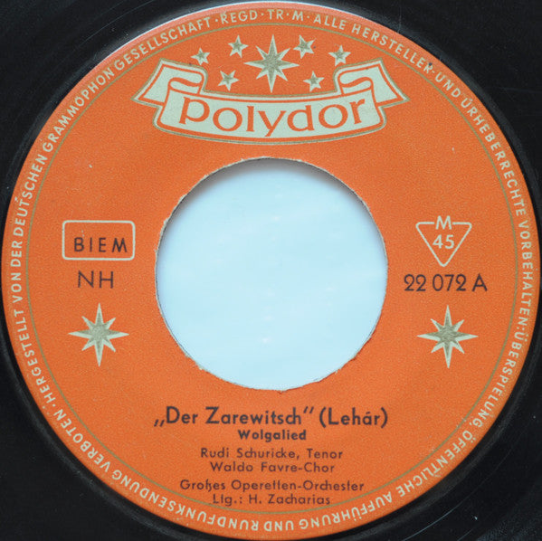 Rudi Schuricke – Der Zarewitsch 39868