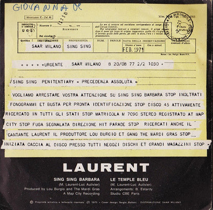 Michel Laurent - Sing Sing Barbara 31425