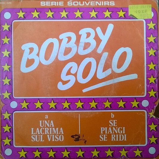 Bobby Solo - Una Lacrima Sul Viso 42778 vinylsingle Vinyl Goed / Hoes Goed