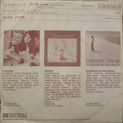 Sacha Distel – Sie Bleibt Bei Uns 32003