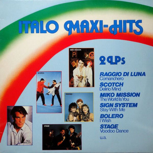 Various - Italo Maxi-Hits (LP) 51710 Vinyl LP Dubbel Vinyl Goed / Hoes Zie Foto