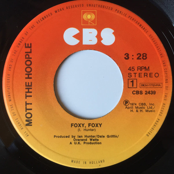 Mott The Hoople - Foxy, Foxy 38675