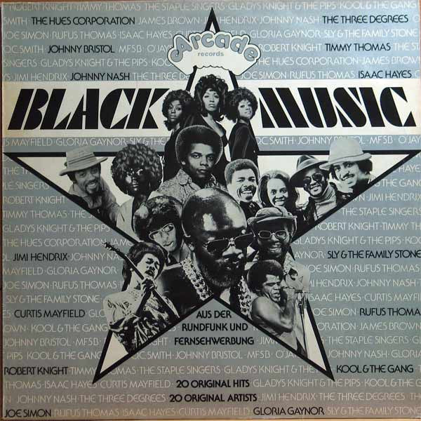 Various - Black Music (LP) 52066 Vinyl LP Vinyl Goed / Hoes Goed