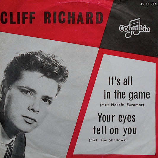 Cliff Richard - It's All In The Game 36605 Vinyl Singles Vinyl Zeer Goed / Hoesje Goed "VINYLSINGLES.NL"