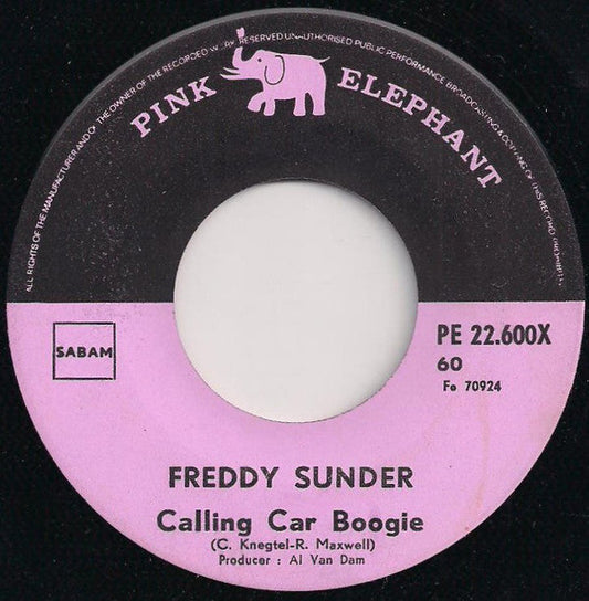 Freddy Sunder - Calling Car Boogie 19540