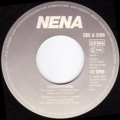 Nena - Leuchtturm Vinyl Singles Vinyl Goed / Hoes Goed