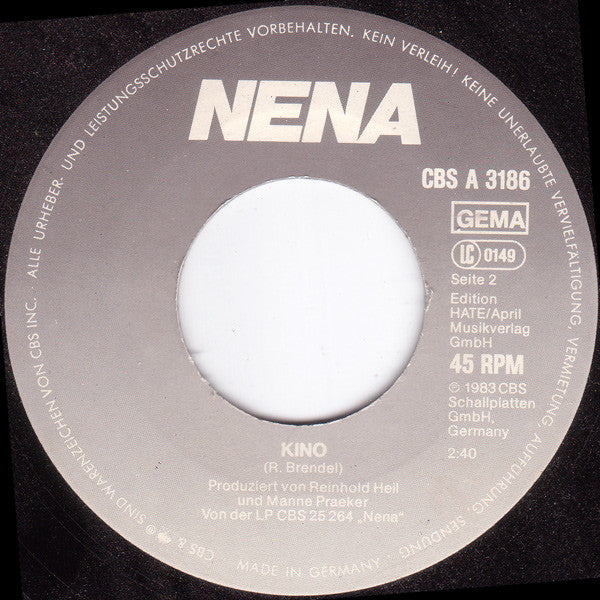 Nena - Leuchtturm Vinyl Singles Vinyl Goed / Hoes Goed