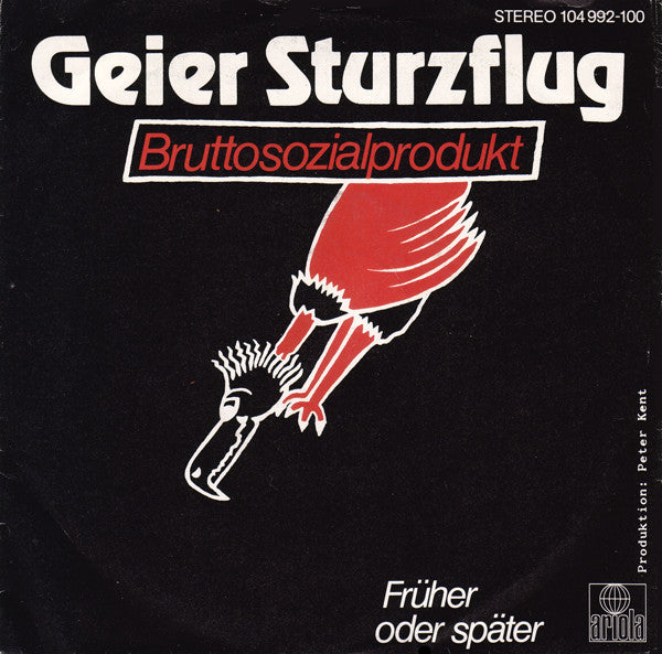 Geier Sturzflug - Bruttosozialprodukt 09744 Vinyl Singles Vinyl Goed / Hoes Goed