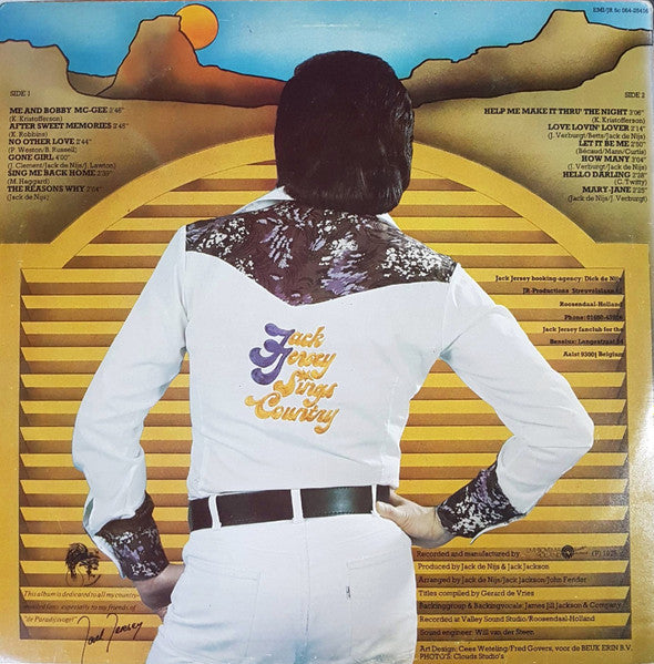 Jack Jersey - Jack Jersey Sings Country (LP) 52284 Vinyl LP Vinyl Goed / Hoes Goed