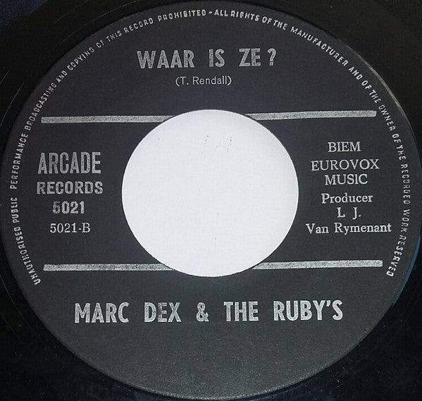 Marc Dex &amp; The Ruby's - Oh Angelina 02926