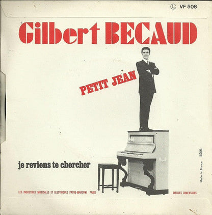 Gilbert Bécaud - Je Reviens Te Chercher 41554 Vinyl Singles Vinyl Goed / Hoes Goed