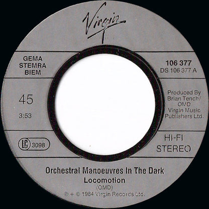 Orchestral Manoeuvres In The Dark - Locomotion 41572 Vinyl Singles Vinyl Goed / Hoes Generic